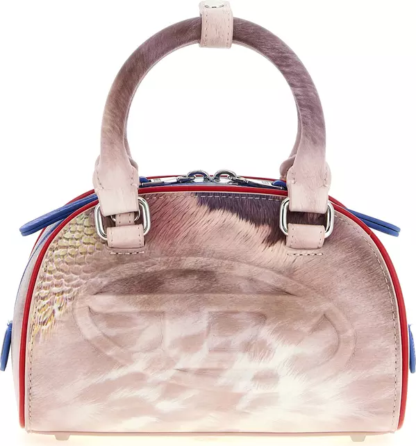Multicolor Polyethylene Crossbody Bag