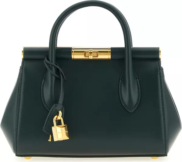 Bicolor Calfskin Handbag