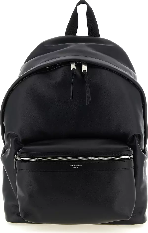 Black Calfskin Backpack
