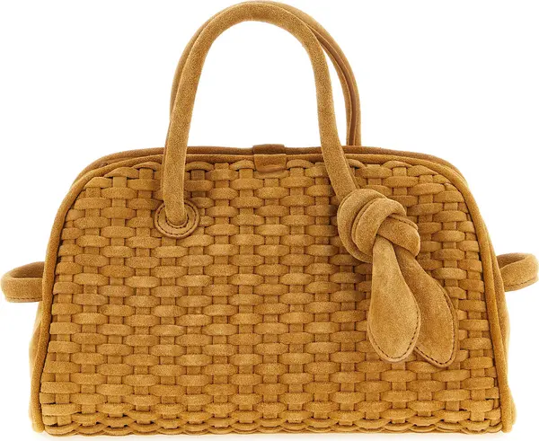 Beige Calfskin Handbag