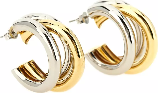 Multicolor Brass Earrings