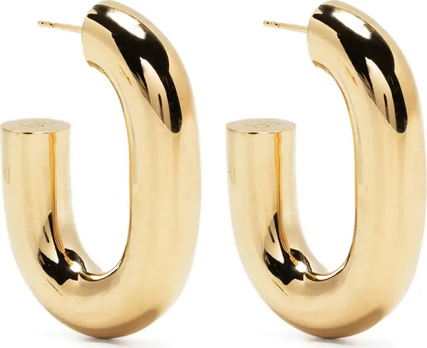 Gold Brass Earrings