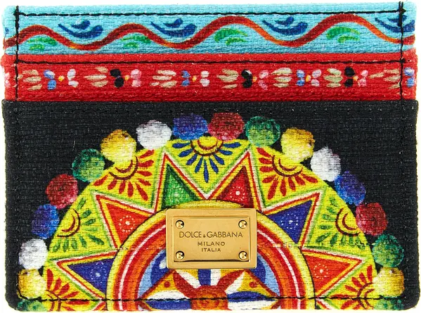 Multicolor Cotton Cardholder