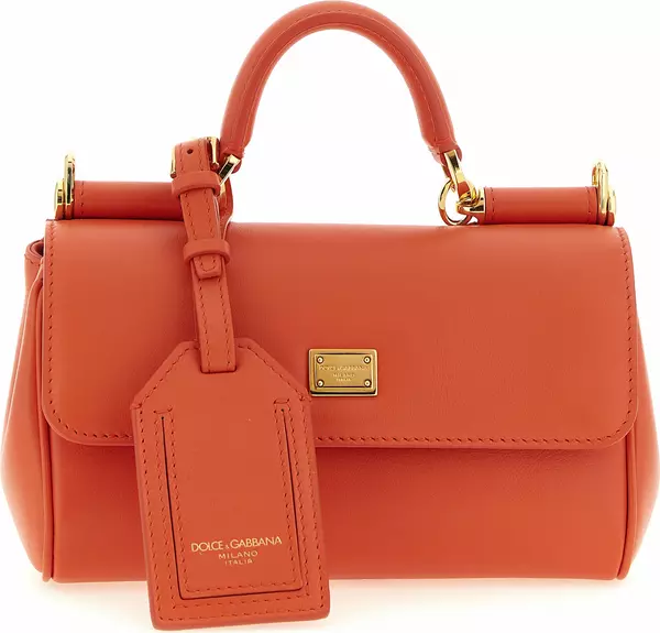 Orange Calfskin Handbag