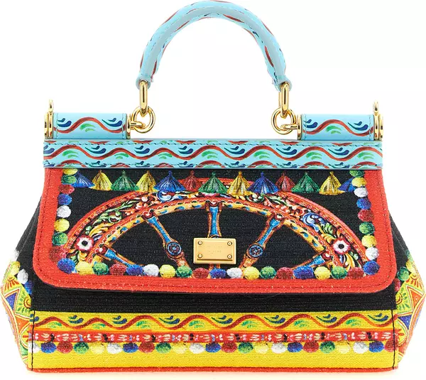 Multicolor Cotton Handbag
