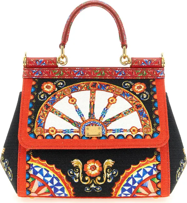Multicolor Cotton Handbag