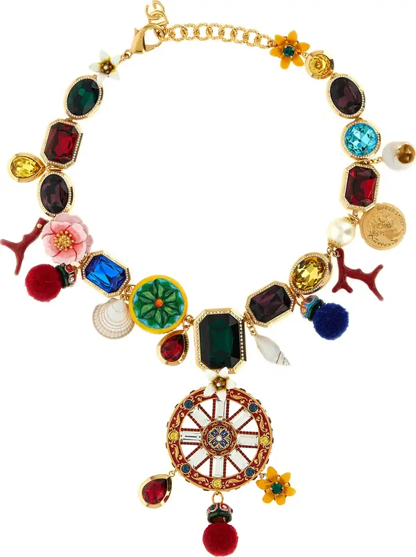 Multicolor Metal Necklace