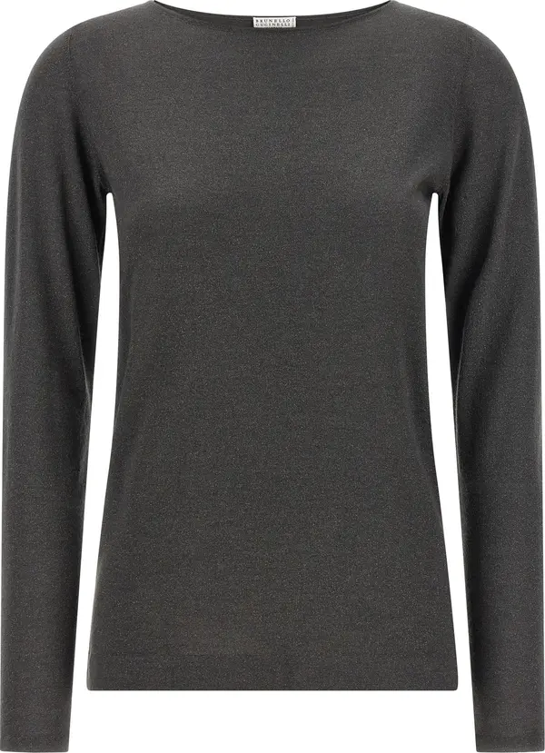 Gray Cashmere Cardigan