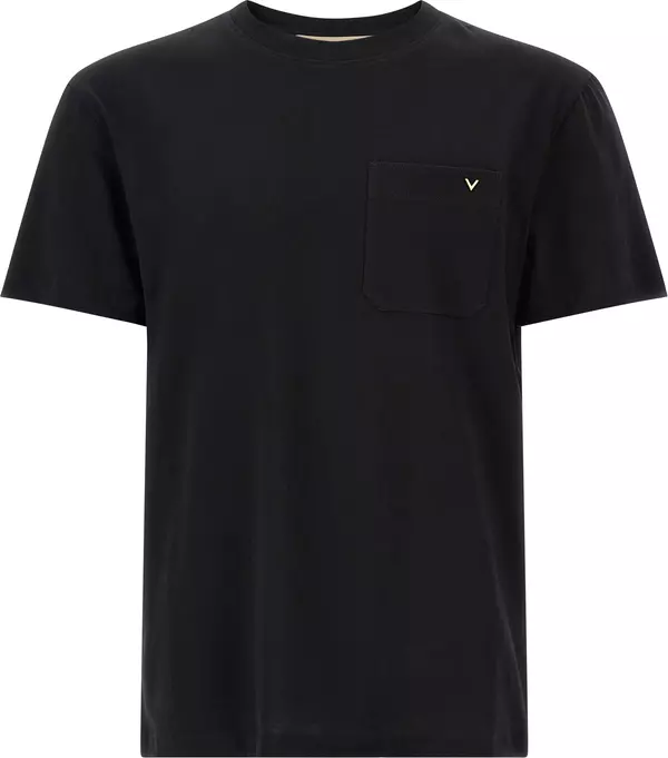 Black Cotton T-Shirt