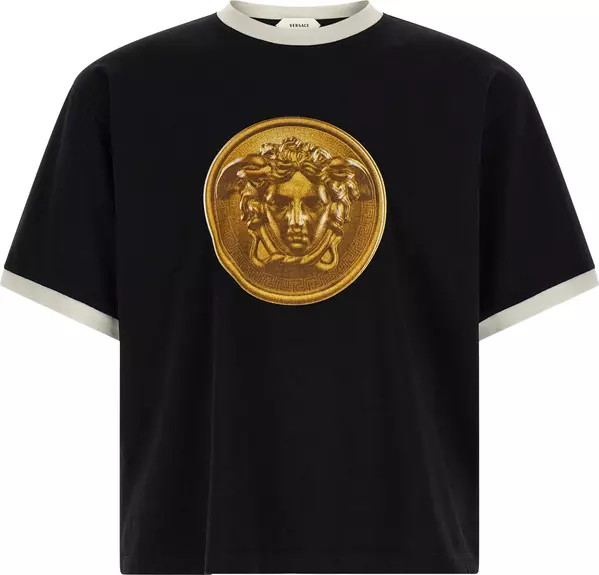 Black Cotton T-Shirt