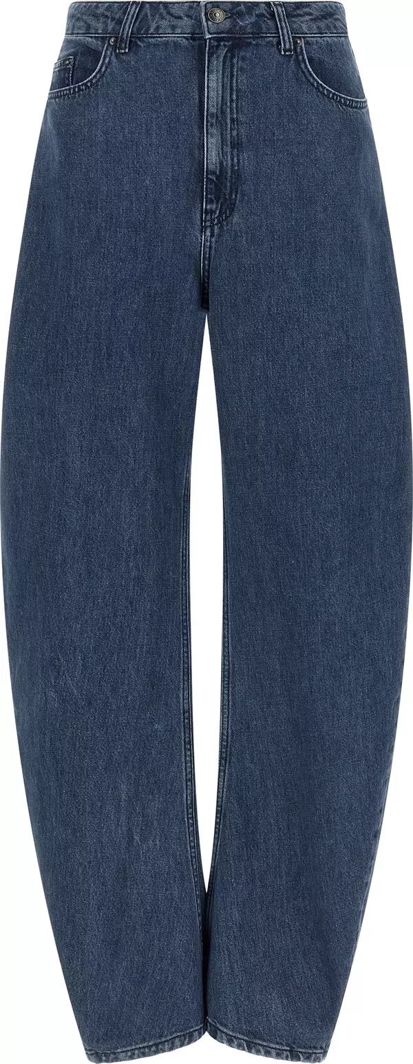 Blue Organic Cotton Relaxed Fit Jeans
