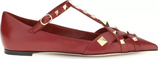 Multicolor Goatskin Ballet Flats