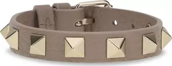 Gray Calf Leather Bos Taurus Bracelet