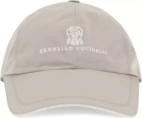 Beige Polyester Cap (Baseball Hat)