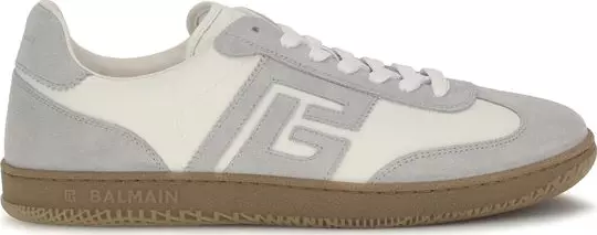 White Calf Leather Bos Taurus Athletic Sneakers