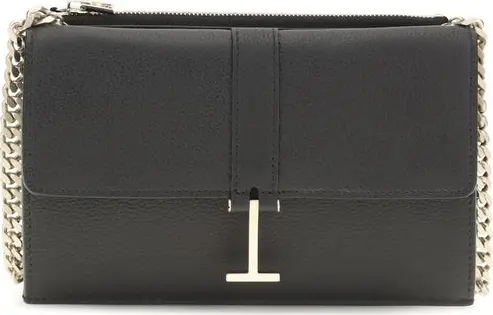 Black Calf Leather Bos Taurus Shoulder Bag