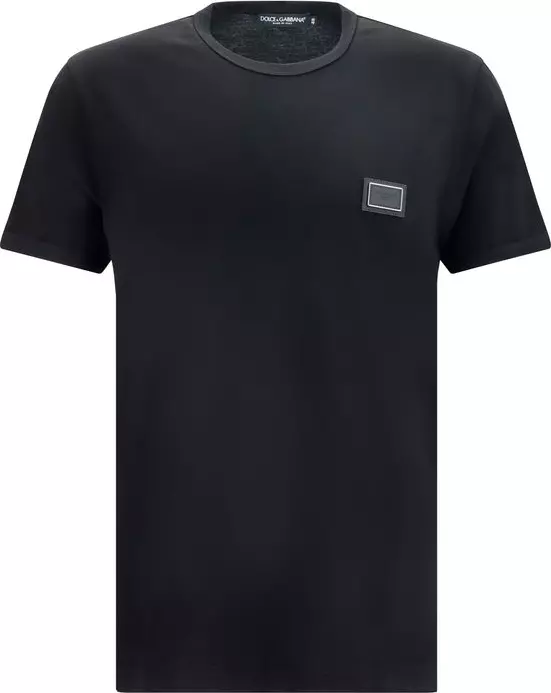 Black Cotton T-Shirt