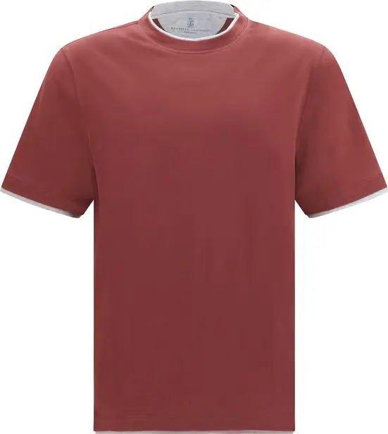 Bordeaux Cotton T-Shirt