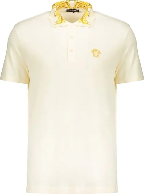 Bicolor Cotton Polo Shirt