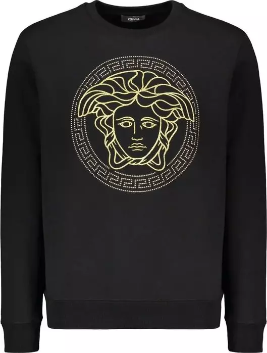 Black Cotton Sweatshirt