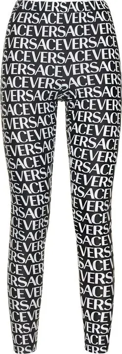 Black Elastane Leggings