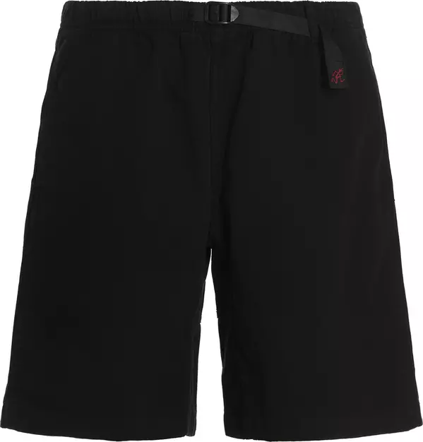 Black Cotton Bermuda Shorts