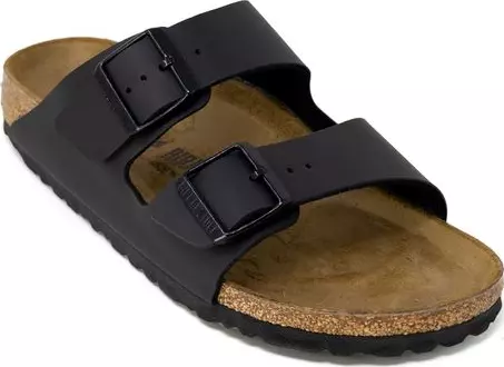 Black Synthetic Slippers