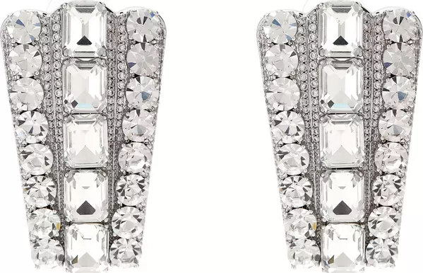 Silver Cotton Earrings