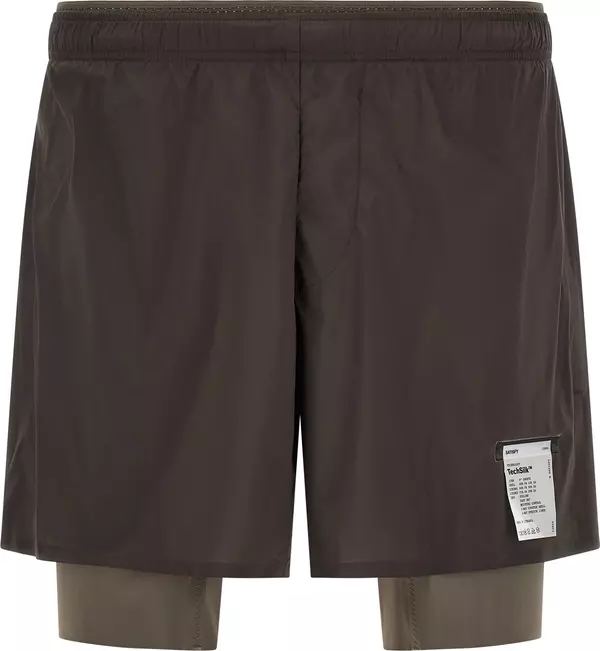 Gray Nylon Bermuda Shorts
