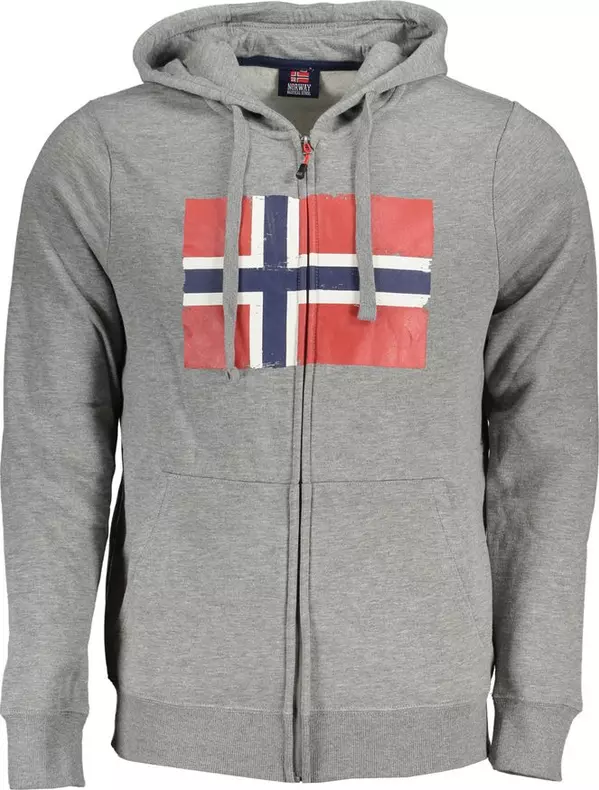 Gray Cotton Men's Sweatshirt