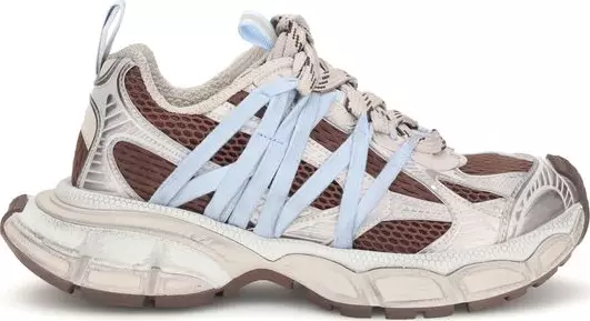 Multicolor Polyurethane Athletic Sneakers