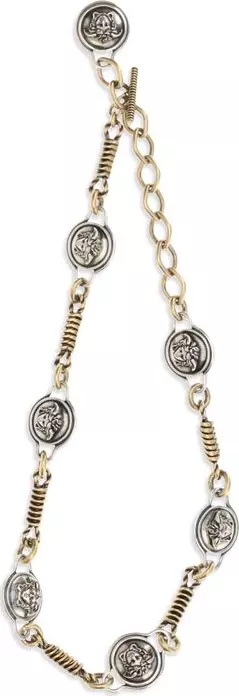 Silver Brass Necklace