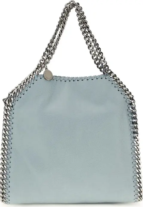 Blue Polyester Handbag