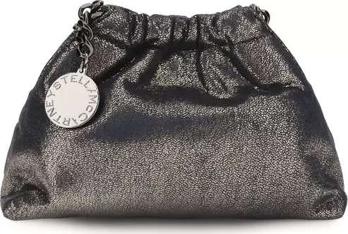 Blue Polyester Shoulder Bag