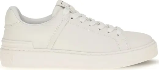 White Calf Leather Bos Taurus Athletic Sneakers