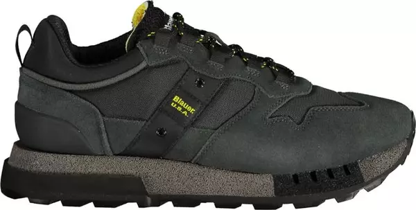 Black Polyethylene Men Sneaker