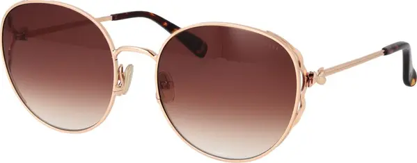 Rose Gold Metal Sunglasses