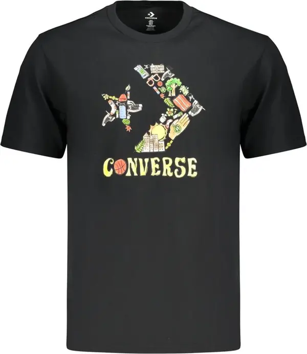 Black Cotton Men's T-Shirt
