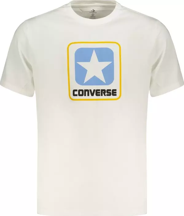 White Cotton Men's T-Shirt