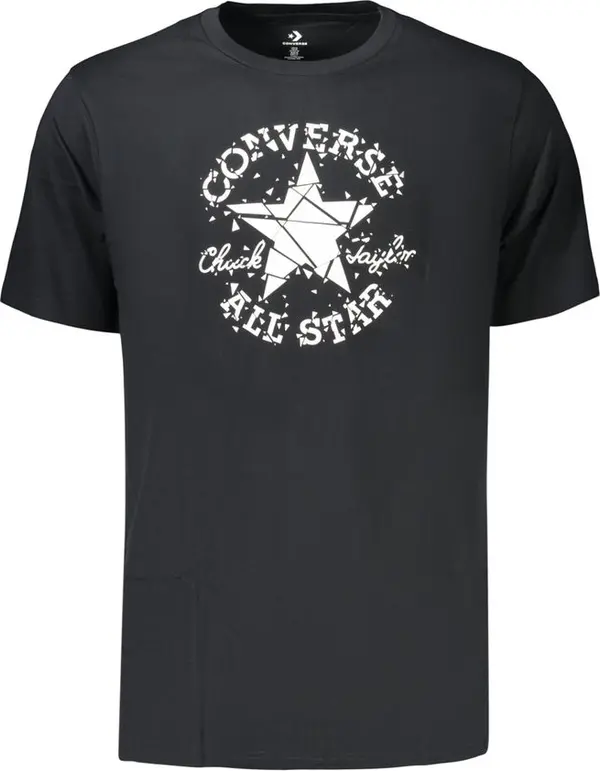 Black Cotton Men's T-Shirt