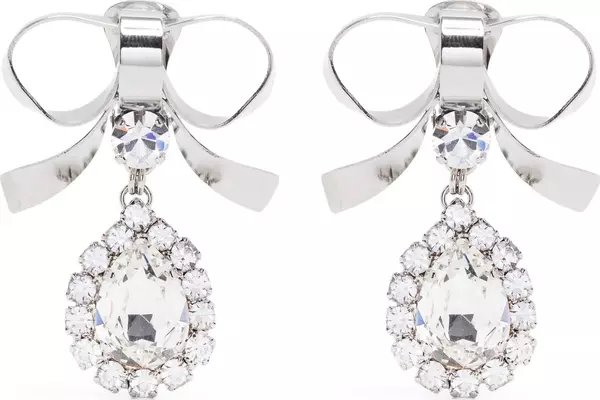 Silver Glass Earrings