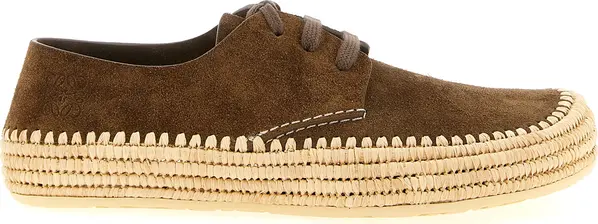 Brown Calfskin Espadrilles