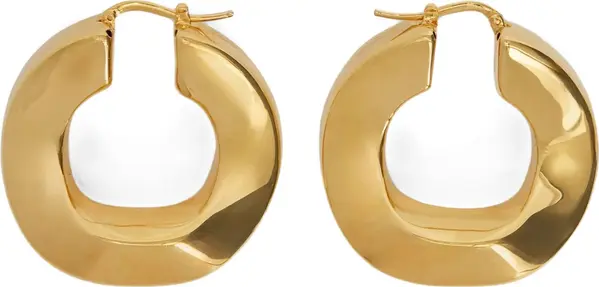 Gold Copper Earrings