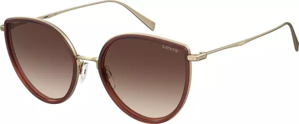 Brown Metal Sunglasses