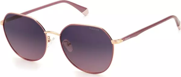 Rose Gold Metal Sunglasses