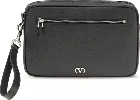 Black Calf Leather Bos Taurus Handbag
