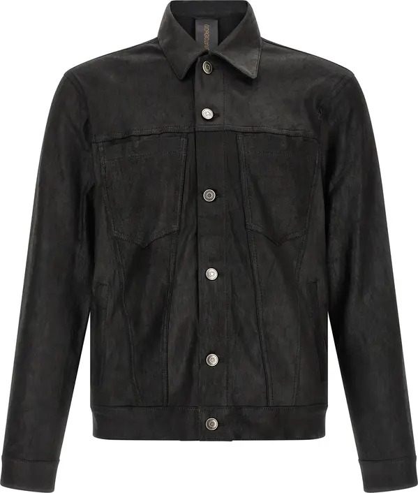 Black Lamb Leather Leather Jacket