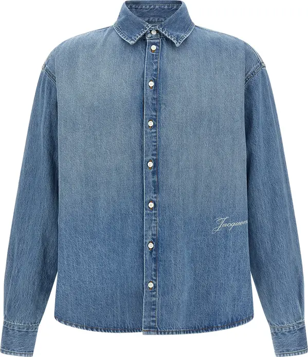 Blue Cotton Blouse