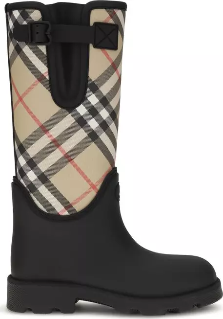 Black Rubber Rain Boots