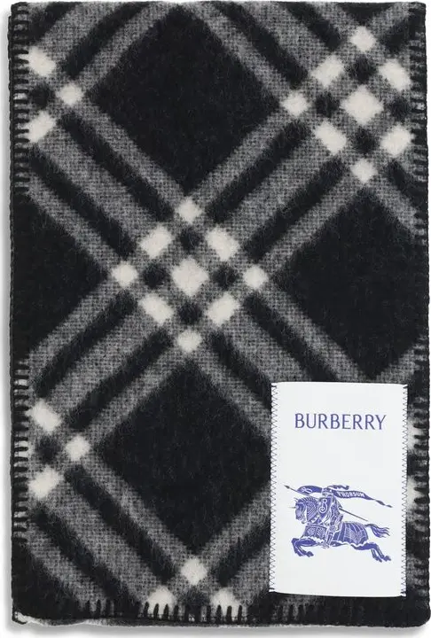 Black Wool Oves Aries Scarf